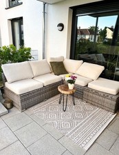 Rattan Lounge Garten Möbel mit hochwertigen Kissen