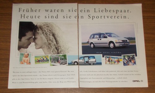 Seltene werbung opel sintra - werbung,