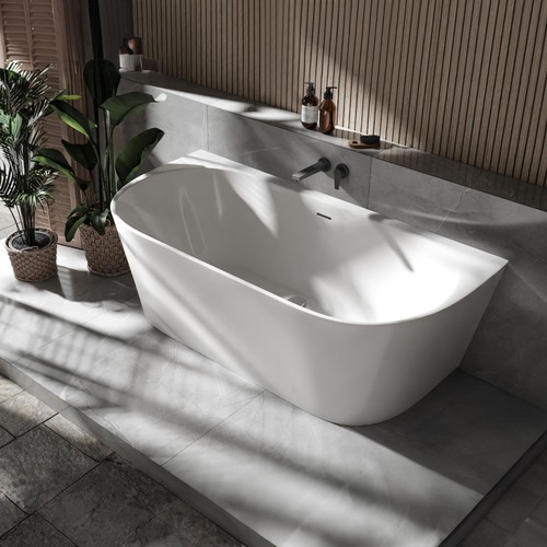 Freistehende raumsparbadewanne - freistehende,