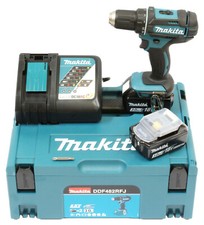 Makita Akku-Bohrschrauber DDF482RFJ mit 2x Akkus 18V/3,0 Ah Ladegerät Makpac 2