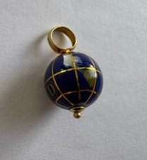 Schöner  18k Gold  Weltkugel