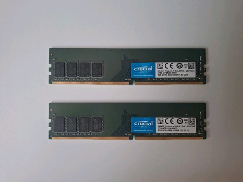 Crucial 16gb ddr4 2666 - 16gb, udimm