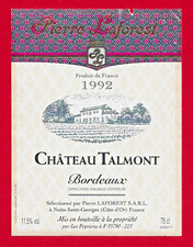 Etikett bordeaux - etikett,