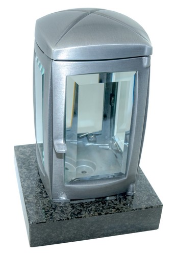 Grablaterne aluminium montiert - grablaterne,