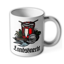 Tasse landsknecht trommel - trommel, helm