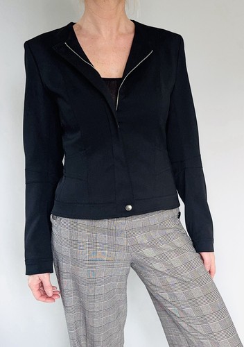 Schwarze taillierte jacke - taillierte,