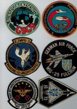 Luftwaffe Patch Aufnäher Konvolut 15 Stück Mig29, GSG9 JG73 u.a.