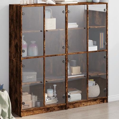 Bücherschrank mit türen - bücherschrank,