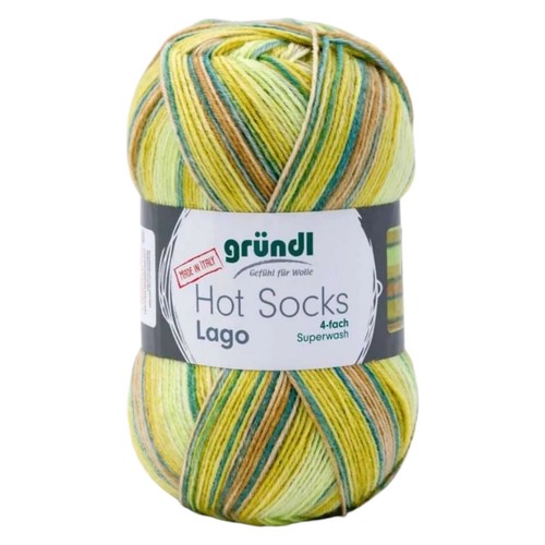 Sockenwolle 100g gründl hot - sockenwolle,