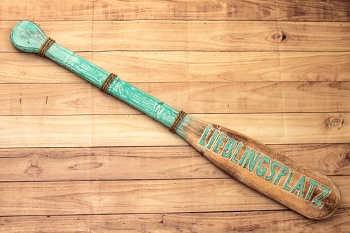Deko paddel aus holz - paddel,