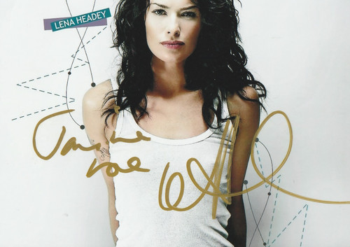 Lena headey signiert - lena,