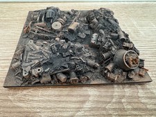 Schönes Diorama Schrottplatz