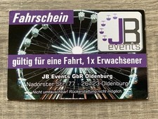 Fahrchip / Ticket + Foto