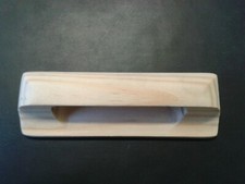 10 Möbelgriffe Eiche Holz