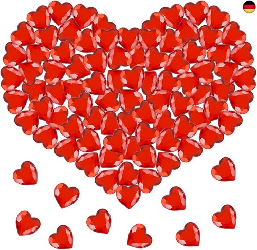 Rote diamanten deko herz - diamanten,