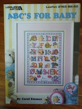 Stickvorlage, Kreuzstich,   "    ABC's for baby    "