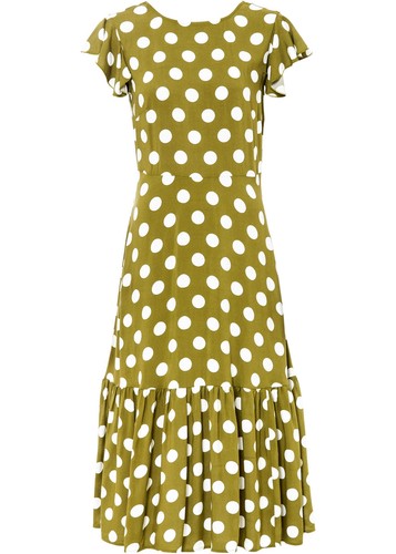Sommerliches midikleid mit - midikleid,