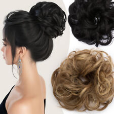 Messy Hair Bun Haarteil Dutt Haargummi Haarknoten wie Echthaar Haarverlängerung
