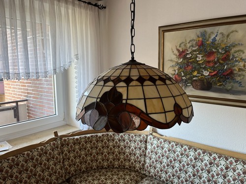 Tiffany pendelleuchte rund - tiffany,