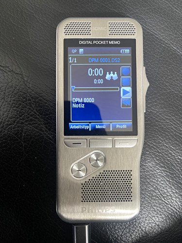 Philips pocket memo dpm8000 - philips,