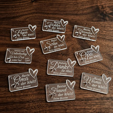 Schlüsselanhänger Acrylglas