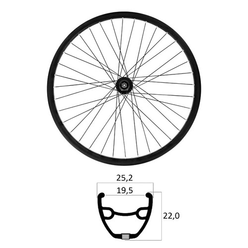 Vorderrad bike tlr - 29, e-bike