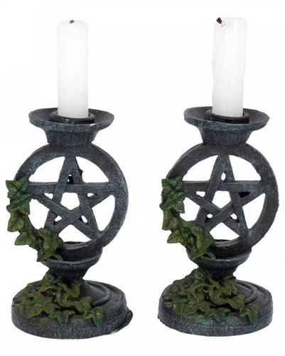 Altertümliche kerzenständer - altertümliche,