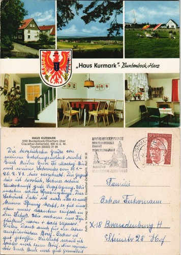 Ansichtskarte buntenbock - ansichtskarte,