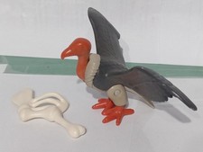 PLAYMOBIL FIGUR GEIER GRAUE FLÜGEL REF 4130 4829 4081 5922 6362 WESTERNSAFARI