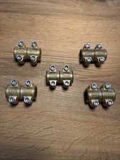 Gebo Messing Typ MD, Dichtschelle, 15mm, 5 Stück,  Wasser-Rohr-Reparatur