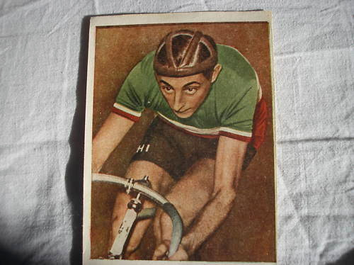 Fausto coppi postkarte france - coppi,