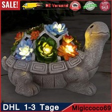Gartendeko Solar Schildkröte