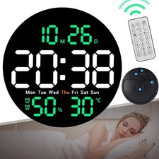 Große Digitaluhr Wanduhr 10''