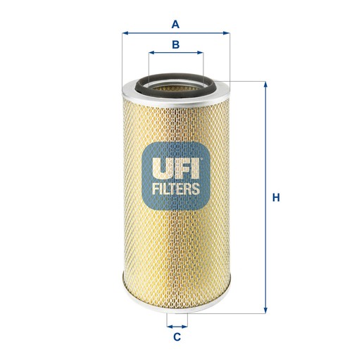 Ufi luftfilter 802 00 - ufi,