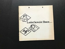 Loriot " Agfa " Katalog mit Zeichnungen von Loriot 60er J. ? gut erhalten selten