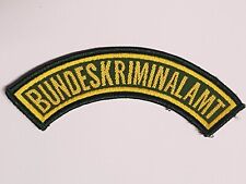 BUNDESKRIMINALAMT BKA SCHRIFTBOGEN ABZEICHEN AUFNÄHER PATCH