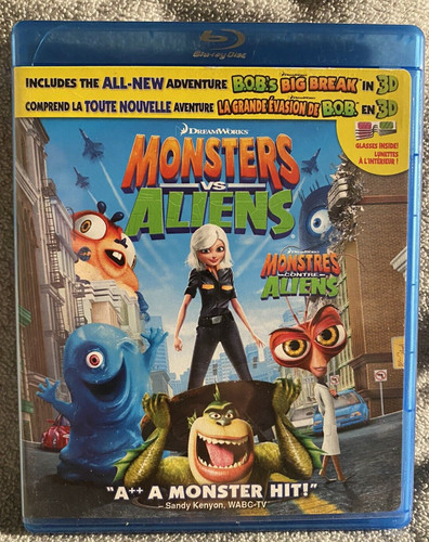 Monsters aliens blu ray - aliens, blu-ray