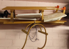 VB Schlitten Holz inclusive Rückenlehne gebraucht