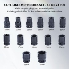 13tlg 24mm schlagschrauber - 13tlg,