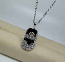 BULGARI Parentesi Collier 18kt Weißgold Diamanten