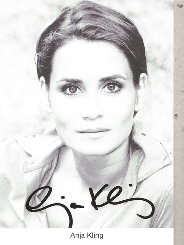 Autogramm anja kling tatort - autogramm,