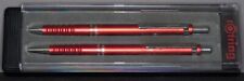 rOtring Tikky metallic Kugelschreiber + Druckbleistift Double Push, rot, selten