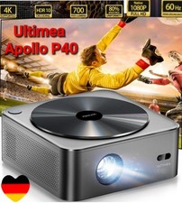 ULTIMEA Apollo P40 Beamer 4K Unterstützt 700 ANSI-Lumen mit Hindernisvermeidung.