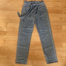 Orsay Jeans blau Gr.36, hoher Bund, Gürtel