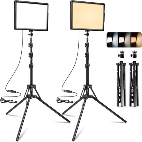 Led fotostudioleuchte 2er - led-fotostudioleuchte, 2er-pack