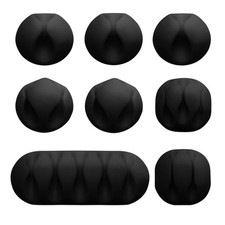 8er Set Kabelführung Clips