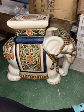 Blumenständer Vintage Elefant 1960s Keramik 50x23x44cm