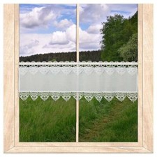 Weiße Landhausgardine Marie