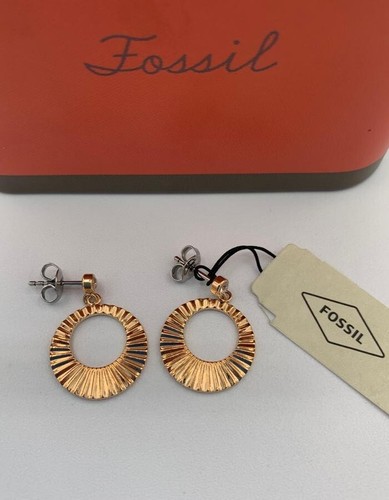 Fossil ohrringe stahl - ohrringe,