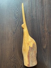 exklusiver Bild, Zettel- oder Briefhalter aus schönem Holzstück gefertigt